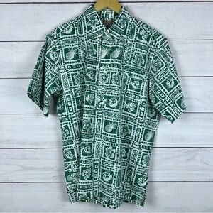 Reyn Spooner Shirt Mens Large Pullover Vintage Commemorative Classics Hawaiian